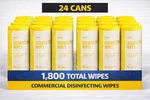 Perk Disinfecting Wipes Lemon 75CT 24 Pack Commercial Bulk PK56665CT. Fixed Price $169.99.