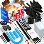Holikme 50 Pieces 35 Feet Dryer Vent Cleaner Kit, Cleaning Tools, Include. Fixed Price $48.08.
