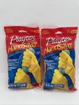 Pair Vintage 2008 Playtex Handsaver Rubber Gloves Yellow Size Large Nos Sealed. Fixed Price $22.00.