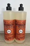 Mrs Meyers Clean Day Dish Soap Fall Leaves 16 Fl Oz-lot Of 2. Fixed Price $15.97.