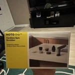Hoto Grip Cordless Spin Scrubber, Built-in Display, IPX7 Waterproof, Multi Heads. Fixed Price $60.00.