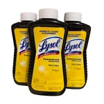 Lysol Concentrate Disinfectant Original Scent 12 Oz Brown Bottle 3 Pack Lot. Fixed Price $95.90.