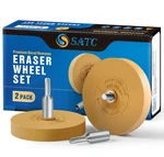 Satc Decal Remover Eraser Wheel 2PACK Rubber With 3 2/5 ". Fixed Price $29.25.