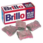 10 - Brillo Hotel Size Steel Wool Scouring Soap Pads 4"X4" W240000. Fixed Price $16.50.