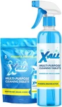 X-all Multi-purpose Cleaner Spray Bottle And 5X Cleaning Tablets Free Ship. Fixed Price $29.74.