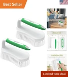 Brush Cleaning Comfort Grip Shower Scrubber Stiff Bristles With Han.... Fixed Price $27.18.