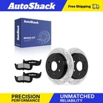 Rear Drilled Slotted Brake Rotors Ceramic Pads For Nissan, Titan 2004-2015. Fixed Price $79.56.