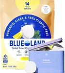 Blueland Toilet Bowl Cleaner Tablets, Starter Set, 14 Count With Tin, Lemon Ceda. Fixed Price $21.99.