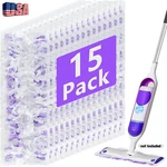 15 Pack Replacement Microfiber Cleaning Pads For Power Mop Disposable Tools. Fixed Price $16.69.