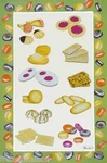 Beauville Dish Towel French Gourmet Pastries Cookies Macaroons Patisserie. Fixed Price $34.99.
