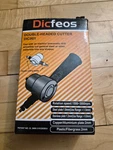 Dicfeos Double Head Sheet Metal Cutter, Versatile Nibbler Drill Medium, Gold. Fixed Price $40.00.