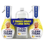Mr. Freak Multi-surface Cleaner, Lemon Zest, 2 Trigger Sprays + Refi. Fixed Price $25.79.