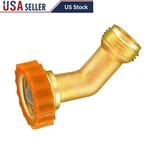 45 Degree Brass Hose Connector Fresh Water Protector Ez Gripper Rv Home Use. Fixed Price $25.57.