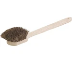Carlisle 4549300 Sparta Hardwood Handle Utility Scrub Brush Palmyra Bristles 20". Fixed Price $7.19.