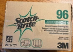 3M Scotch-brite Heavy Duty Scouring Pad 96 20 Pack. Fixed Price $14.95.