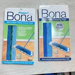 2 Bona Mop Microfiber Cleaning Replacement Pads For Hardwood Surface Floors. Fixed Price $15.00.