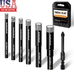 7-PIECE Dry Diamond Drill & Carbide Set For Tile,ceramic,mar. Fixed Price $21.62.