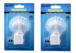 Sea Shell Led Night Light Set 2 On/off Switch Ul Certified Clear Top. Fixed Price $18.94.