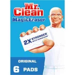 Mr. Magic Eraser Original Cleaning Pads With Durafoam, White, 6 Count. Fixed Price $7.25.