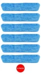 6 Blue Microfiber Dust Mop Pads Refill Fits Starfiber, Libman, Scoth-brite. Fixed Price $19.95.