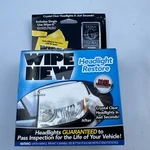 Wipe New HDL6PCMTRRT Headlight Restore Kit Nip. Fixed Price $12.29.