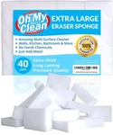 (40 Pack) Extra Large Eraser Sponge Thick, Long Lasting Magic Mela. Fixed Price $60.54.