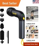 Powerful G9 Handy Electric Scrubber: 5 Brush Heads & Fast Recharge Technology. Fixed Price $116.09.