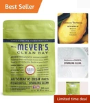 Sparkling Clean With Mrs. Meyer's Automatic Dishwasher Pods - Lemon Verbena. Fixed Price $17.99.