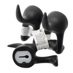 Bastis - Set Of 3 Dog Tail Hooks Hat Coat Key Wall Mounted Hanger (black). Fixed Price $20.67.