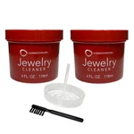 2 Connoisseurs Jewelry Cleaner Solution Diamond Gem Gold Dip Liquid Basket Brush. Fixed Price $16.98.
