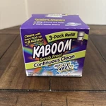 Kaboom Scrub Free! Continuous With Oxiclean 3-PACK Refills. Fixed Price $39.95.