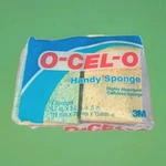 Vintage 1993 O-cel-o Handy Sponges 3M Usa Made (4) 4.7X3.0X0.6 Cellulose Nos. Fixed Price $8.00.