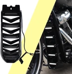 Black Chin Fairing Spoiler W/led Lights For Harley Softail Street Bob 2018-2024. Fixed Price $91.17.