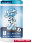 Miraclewipes For Glass, Disposable And Streak Free Cleaning Mirrors,. Fixed Price $19.19.