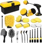 Ttrcb 27PCS Car Detailing Kit, Brush Set, Auto Drill. Fixed Price $59.18.