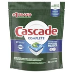 Cascade Complete Actionpacs Dishwasher Detergent 27 Count Tough Stains. Fixed Price $20.99.