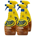 Zep Hardwood And Laminate Floor Cleaner - Oz (case Of 4) ZUHLF324 Cleans. Fixed Price $19.92.