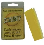 Scrubby Soap - Original Lemon Natural Infused Tough Scrubber. Fixed Price $6.99.