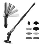 Hoto Flexi Cordless Spin Scrubber Telescoping Handle 8 Attachments New (40B). Fixed Price $49.98.