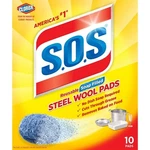 S.o.s. Steel Wool Soap Pads By Clorox, 10 *(3-PACK)*. Fixed Price $18.90.