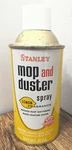 Vintage Stanley Mop And Duster Spray Can Lemon Advertising Prop. Fixed Price $19.99.