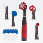 Rubbermaid Reveal Power Scrubber 18-PIECE Kit, Cordless Electric Red & Gray .266. Fixed Price $60.00.