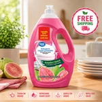 Great Value Dish Washing Liquid Detergent, Guava, 90 Fl Oz. Fixed Price $14.99.