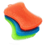 3PCS Silicone Dish Sponges Food Grade Non Scratch Kitchen Scrubber Brush Set. Fixed Price $8.02.