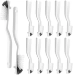 Yinkin 12 Pcs Kitchen Scrub Brush Bulk Sink Bathroom Edge Corner Cleaning. Fixed Price $16.88.