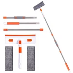 Professional Window Squeegee 2-IN-1, Cleaner With 55" Extension Pole, .... Fixed Price $17.83.