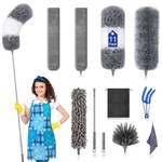 Microfiber Kit (11PCS) - Washable Dusters With Extension Pole (30 Gray. Fixed Price $27.46.