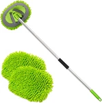 62" Microfiber Car Wash Brush Mop Kit Mitt Sponge With Long Handle Cleaning. Fixed Price $31.99.