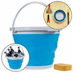 Simply Genius 10L Foldable Silicone Collapsible Bucket 2.6 Gallon Clean Camp Car. Fixed Price $22.49.