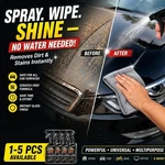 1-5PCS Waterless Car Cleaner Spray Multipurpose Wash Removes Stains Polish. Fixed Price $8.00.
